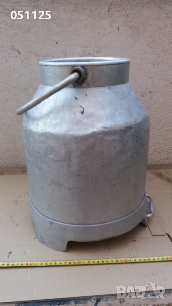 алуминиев гюм за мляко - 35 литра , снимка 1