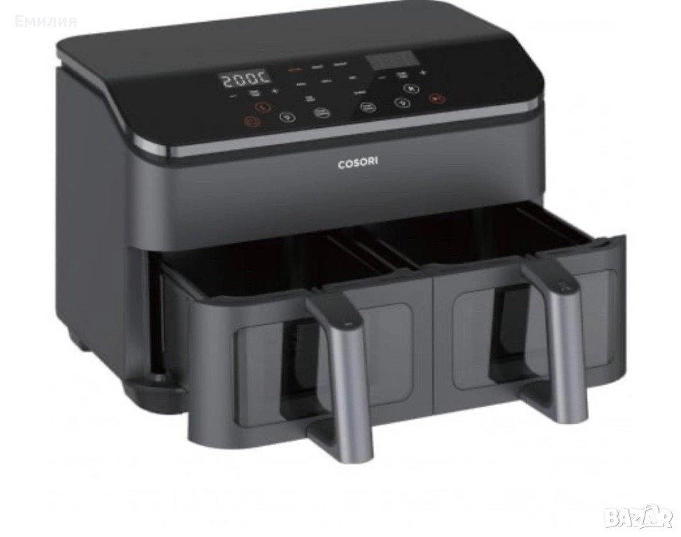 Двоен фритюрник с горещ въздух Cosori Dual , снимка 1