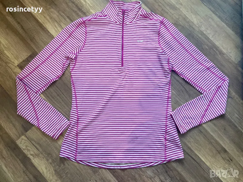 Лилава блуза на райе Nike, снимка 1