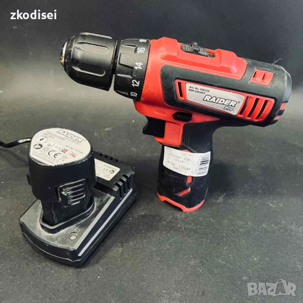 Акумулаторен винтоверт RAIDER RDP-CDL09T, снимка 1