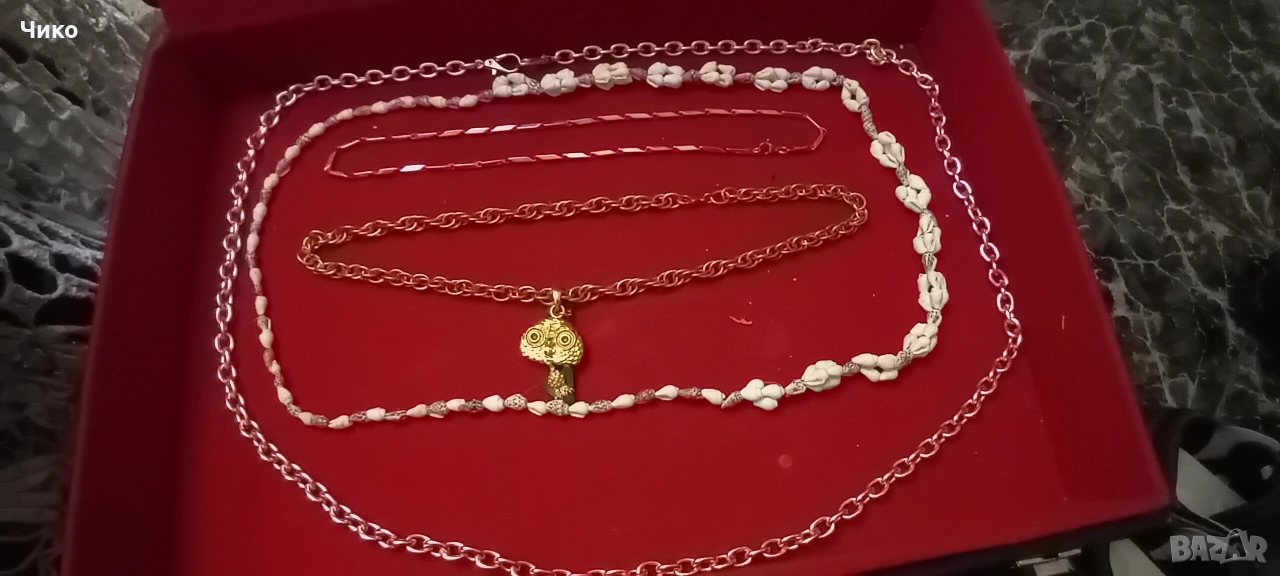 Стари 4бр женски колиета, снимка 1