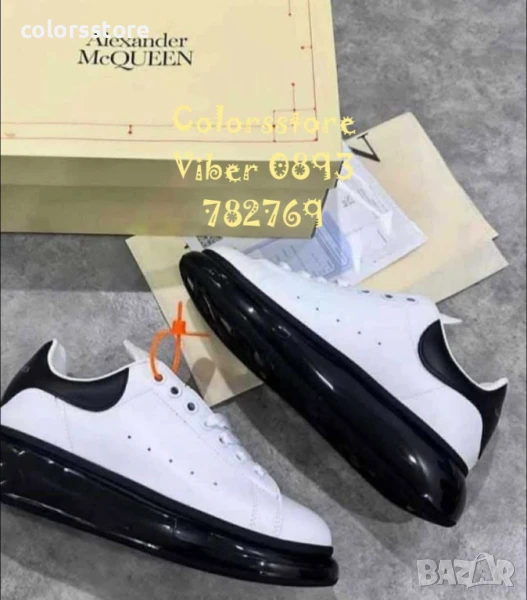 Мъжки бели кецове Alexander McQueen/BR14t, снимка 1