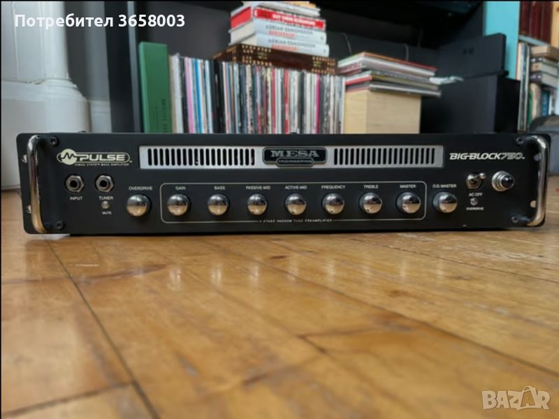 Mesa Boogie Big Block 750 M-Pulse хибриден бас усилвател , снимка 1