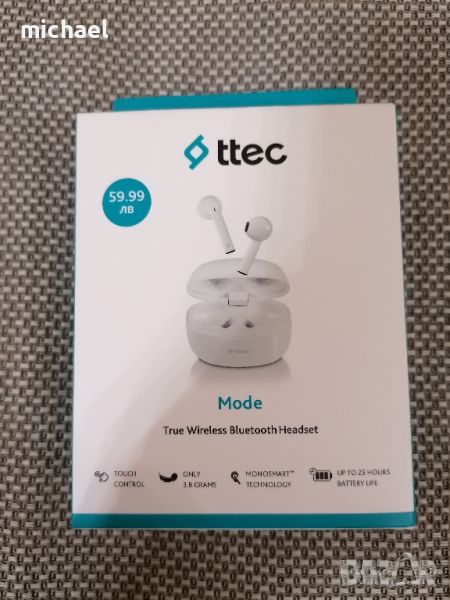 Безжични Bluetooth слушалки ttec Mode, снимка 1
