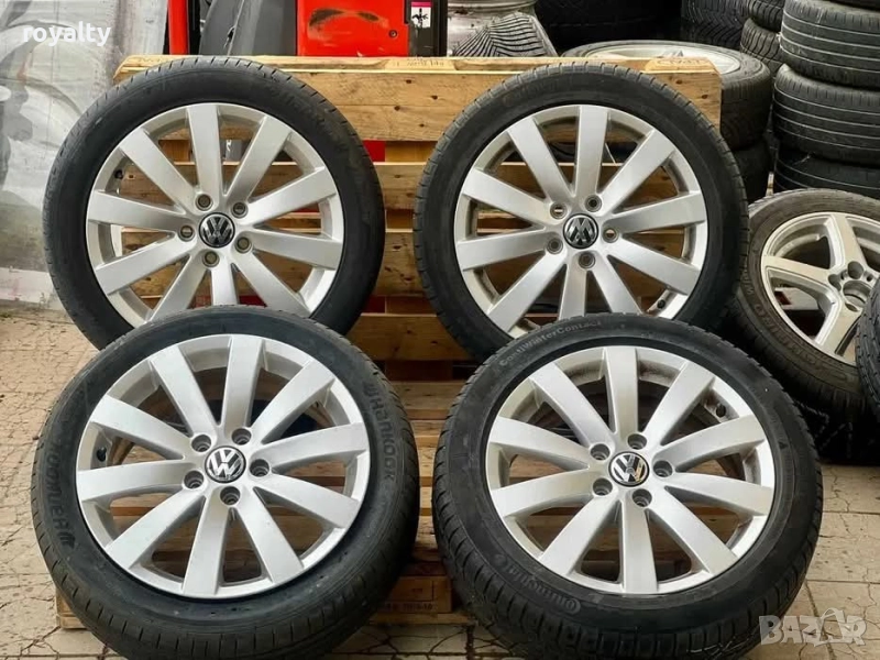 5х112 17 Джанти Audi Vw Golf Seat Skoda 5x112 Ауди Фолксваген Сеат Шкода, снимка 1