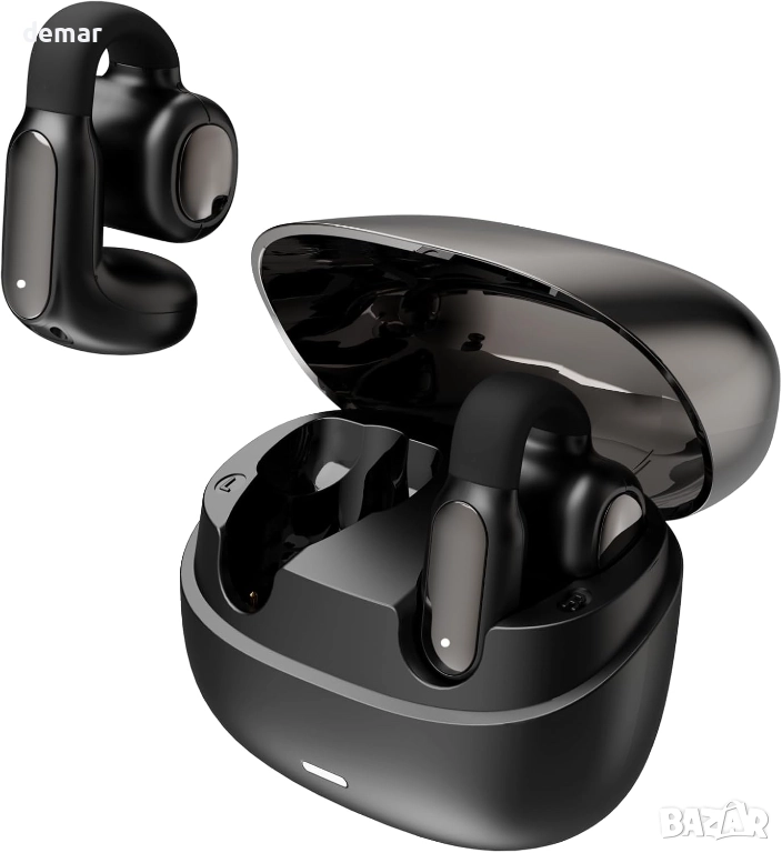 Hmusic TWS слушалки с отворени уши, 5.4 грама щипки за закачане, ENC шумопотискане, снимка 1