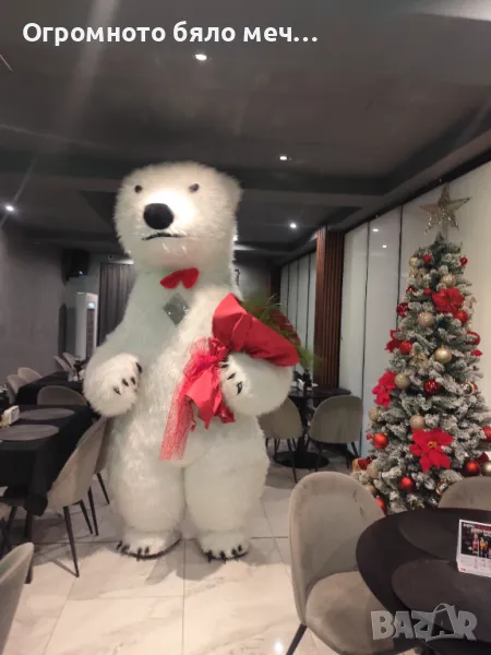 Изненада с огромно бяло мече, снимка 1