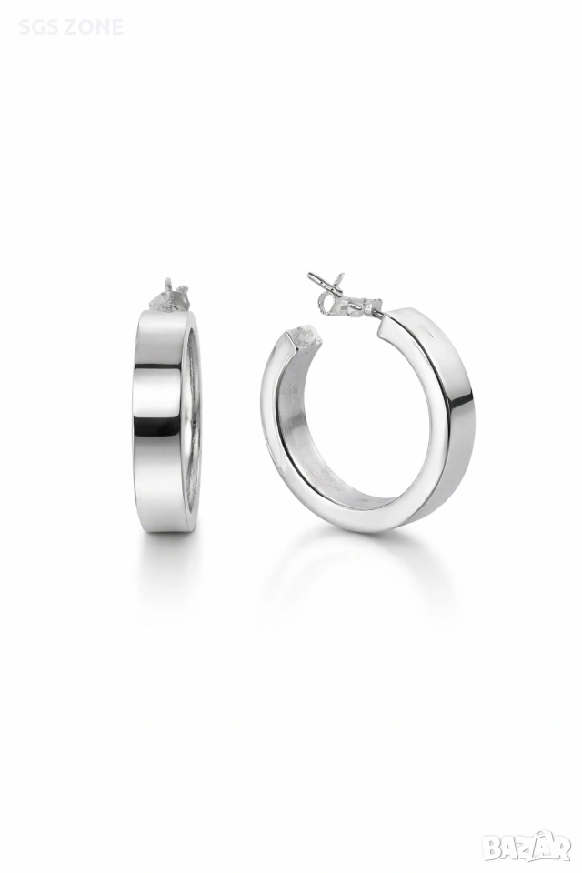 Сребърни обеци подходящи как-то за ежедневието така и за празниците, снимка 1