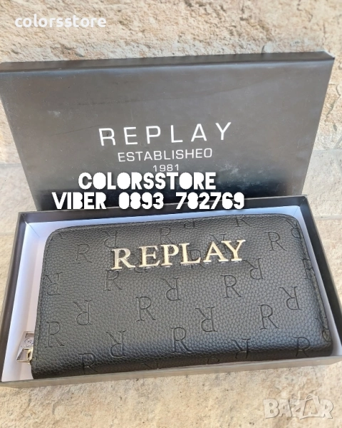 Черно портмоне Replay код SG50u, снимка 1