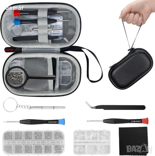 Комплект за ремонт на очила, 42 в 1 професионален комплект, снимка 1