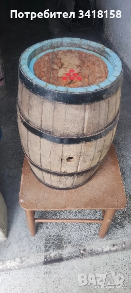 дървено буре , снимка 1