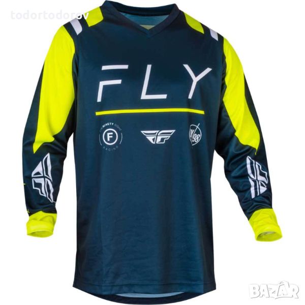 ТОП ЦЕНА Мотокрос блуза за мотор FLY RACING F-16 GREEN/FLUO, снимка 1