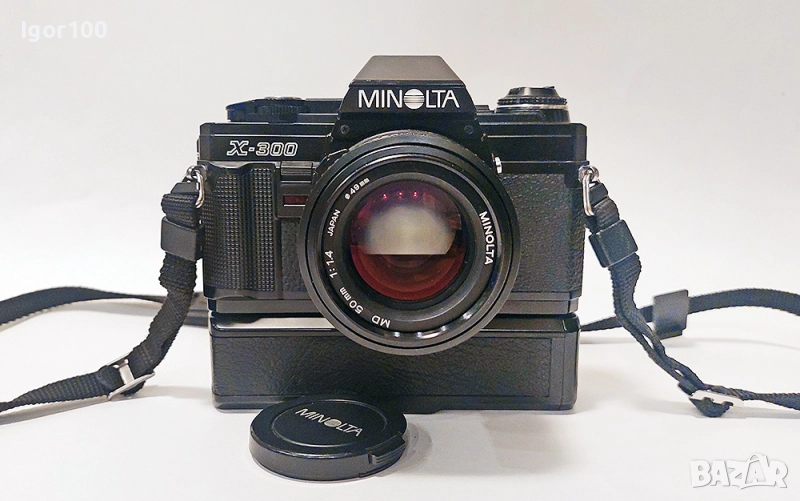 MINOLTA Х-300 - филмова камера, снимка 1