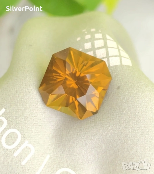 Цитрин фензи шлифовка , снимка 1