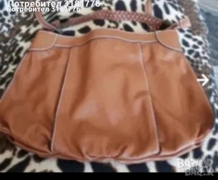 Дамска чанта от естествена кожа., снимка 1