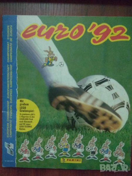 Панини албум за стикери Евро 92 , снимка 1