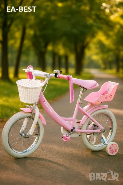 🎀 Детски велосипед Dech 16” – Розова мечта за малката ви принцеса! 🎀, снимка 1