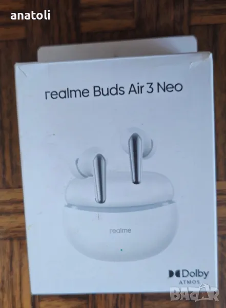 нови Слушалки Realme Buds Air 2, Active Noise Cancelling, Бял, снимка 1