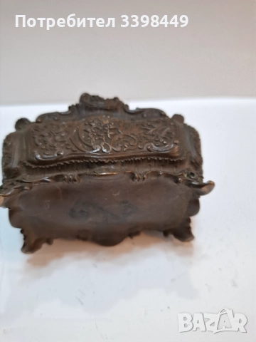 Античен бронзов декоративен саксия / кашпа. , снимка 3 - Антикварни и старинни предмети - 52681508