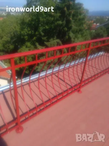 Парапети за стълбища и тераси от ковано желязо, снимка 9 - Други стоки за дома - 49708745