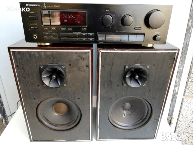 PIONEER ресивър + тонколони, снимка 2 - Ресийвъри, усилватели, смесителни пултове - 52451454