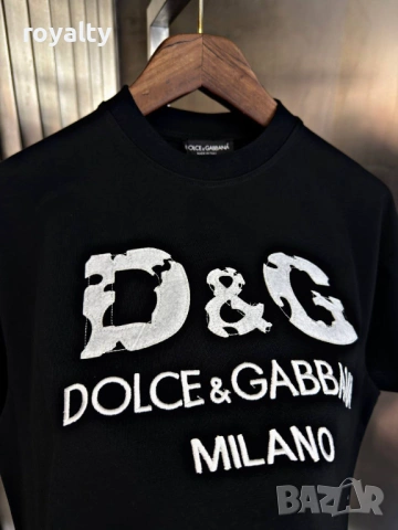 Dolce & Gabbana Мъжка Тениска Два Цвята Нови Реални Снимки , снимка 8 - Тениски - 53302024