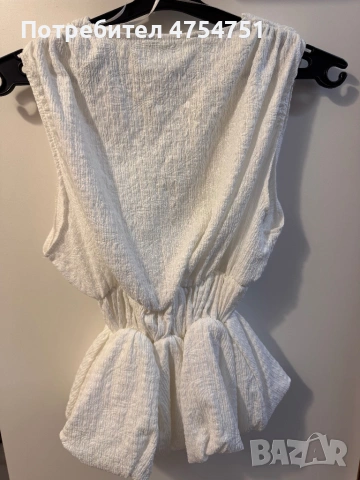 Zara Бял Потник S, снимка 3 - Потници - 53722242
