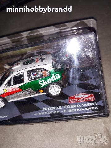 Skoda Fabia Ford Escort Mitsubishi Lancer 1.43 Eaglemoss Ltd Rally Monte-Carlo., снимка 18 - Колекции - 46522596