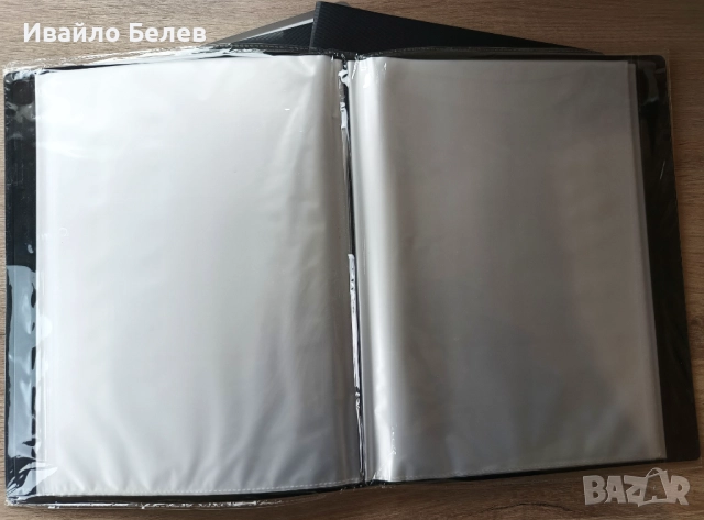 Черни папки с прозрачни джобове А3 и А4 формат, снимка 5 - Ученически пособия, канцеларски материали - 52558336