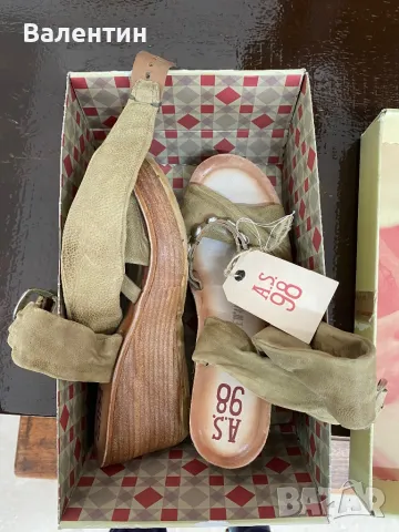 Дамски сандали от ест.кожа A.S. 98, снимка 5 - Сандали - 49931623