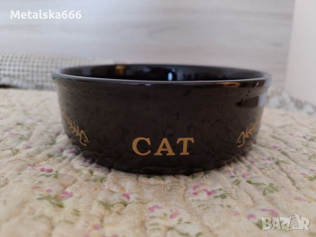 Керамична купичка за котки , снимка 1 - За котки - 45528661
