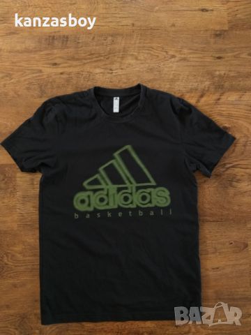 Adidas Logo Basketball  - страхотна мъжка тениска КАТО НОВА , снимка 5 - Тениски - 46308677