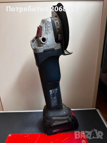 Bosch GWS 18v-125SC Акумулаторен ъглошлайф, снимка 4 - Други инструменти - 53999881