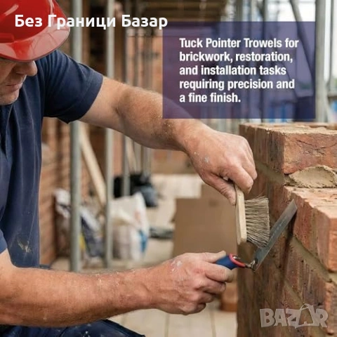 Нова Зидарска тесла 1" 25mm за фугиране довършване реставрация ремонт, снимка 3 - Други инструменти - 53646507