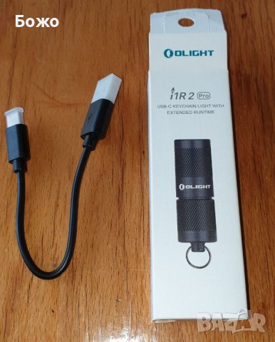 Нов LED фенер Flashlight Olight i1R 2 Pro EOS (22 грама до 180 лумена) - черен, снимка 4 - Еднодневни екскурзии и почивки - 45998208