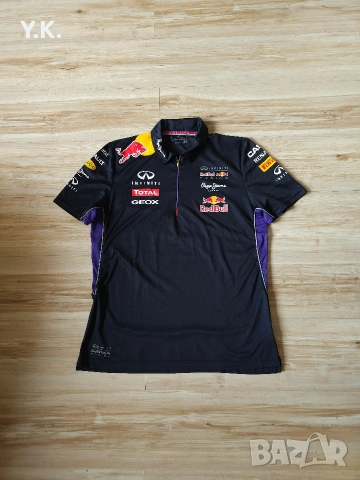 Оригинална мъжка тениска с яка Pepe Jeans x Red Bull Racing F1 Team