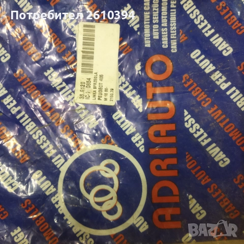 Жило за съединител за Пежо 405 Peugeot 405, снимка 2 - Части - 52282736