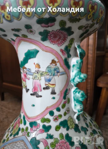 2 бр. големи старинни китайски вази, снимка 6 - Антикварни и старинни предмети - 50999691