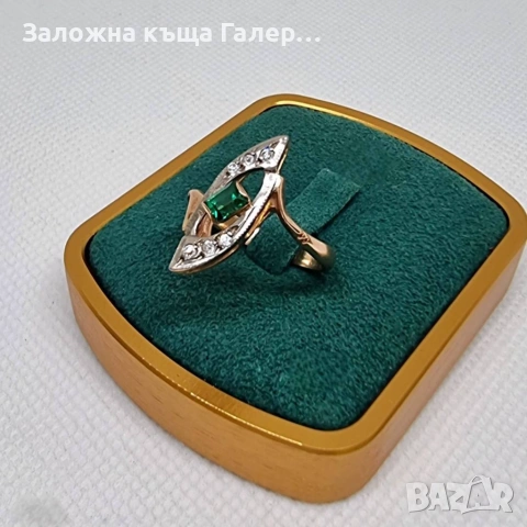 Винтидж златен пръстен – съветско злато, 583, 3,62г, снимка 3 - Пръстени - 54216065