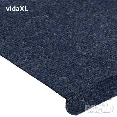 vidaXL Самозалепващи стелки за стълби, 15 бр, 65x24,5x3,5 см, сини（SKU:343481）, снимка 2 - Други - 48526508