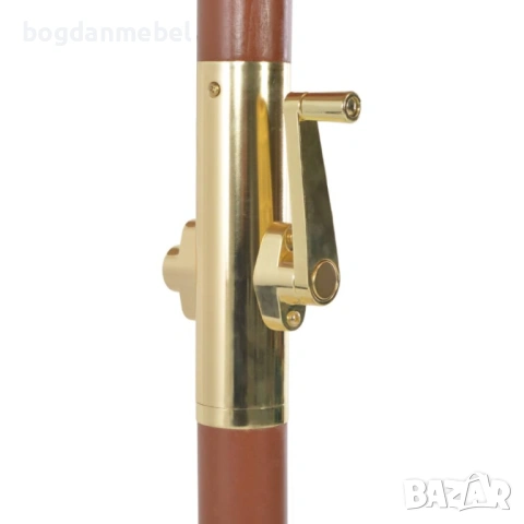 Sonata Градински чадър с дървен прът, снимка 4 - Градински мебели, декорация  - 53590444