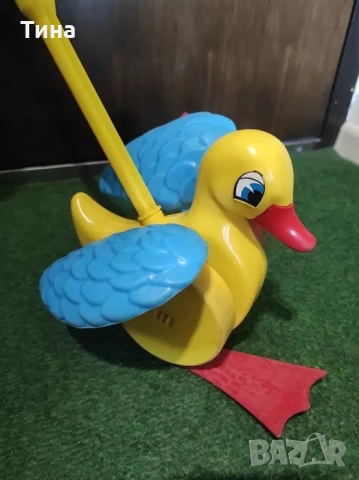 Играчка за бутане - пате Quercetti quack & flap