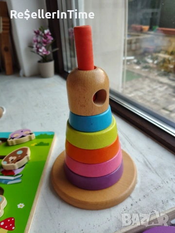Лот дървени играчки , снимка 3 - Образователни игри - 53534016