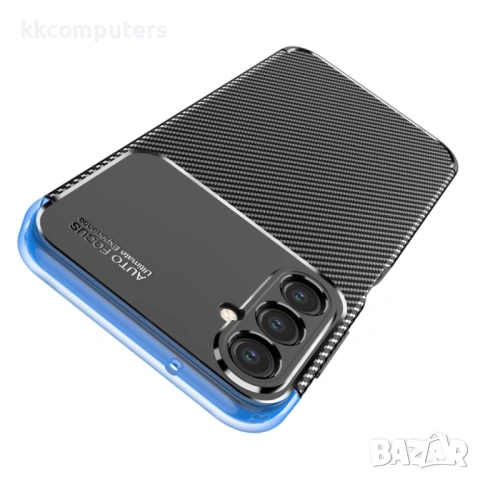 Samsung Galaxy A14 5G Удароустойчив Carbon Fiber Калъф и Протектор, снимка 4 - Калъфи, кейсове - 53888050