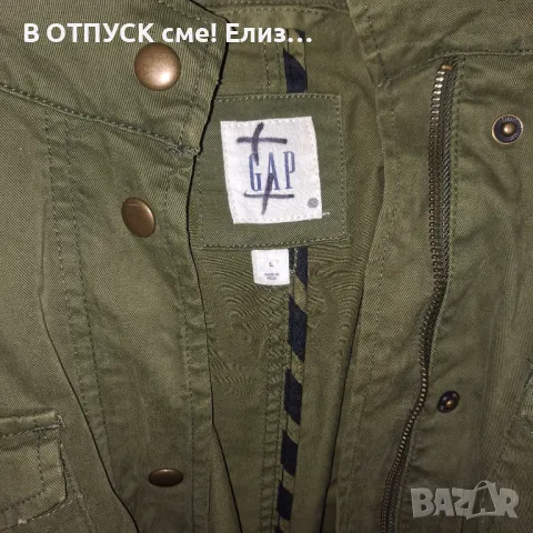 Яке милитъри грийн оригинално GAP, снимка 5 - Якета - 49882564