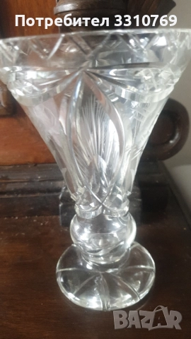 Красиви кристални вази. , снимка 10 - Вази - 52536796