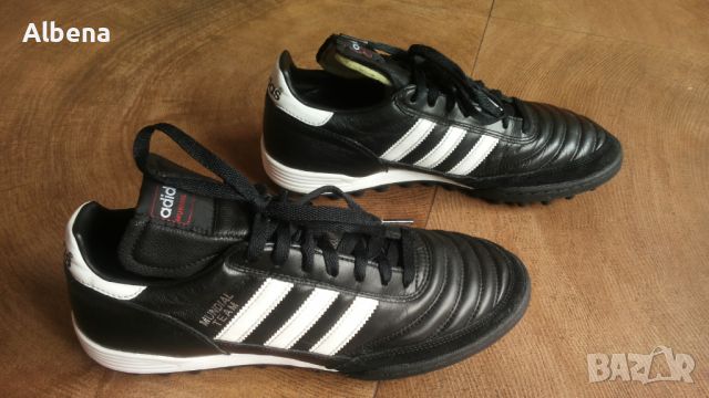 Adidas MUNDIAL TEAM Football Astro Размер EUR 42 2/3 / UK 8 1/2 стоножки естествена кожа 182-14-S, снимка 1 - Спортни обувки - 46159087