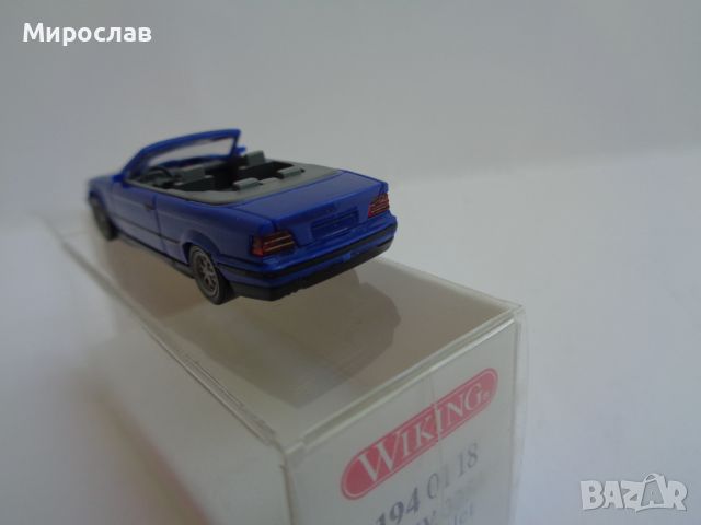  WIKING 1:87 H0 BMW 3 КАБРИО ИГРАЧКА КОЛИЧКА МОДЕЛ, снимка 5 - Колекции - 46413313