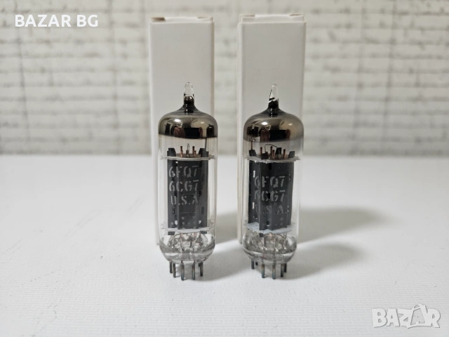 ★ █▬█ █ ▀█▀ ★GE 6FQ7/6CG7 – 2 бр., нови и мачнати.