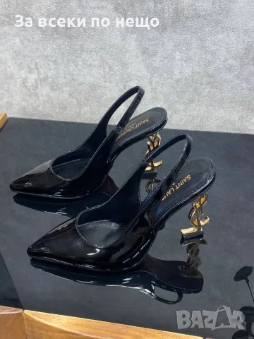 Yves Saint Laurent Дамски Сандали На Ток - 2 Налични Цвята Код E326, снимка 7 - Сандали - 50416866